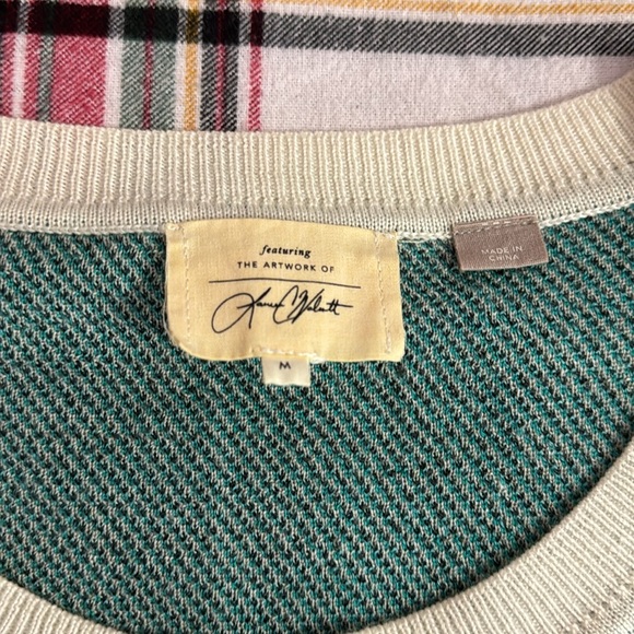 Anthropology llama sweater in EUC - Picture 3 of 4